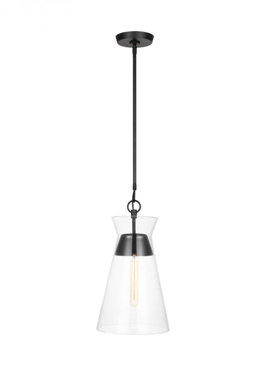 Visual Comfort Studio Atlantic Narrow Pendant Aged Iron