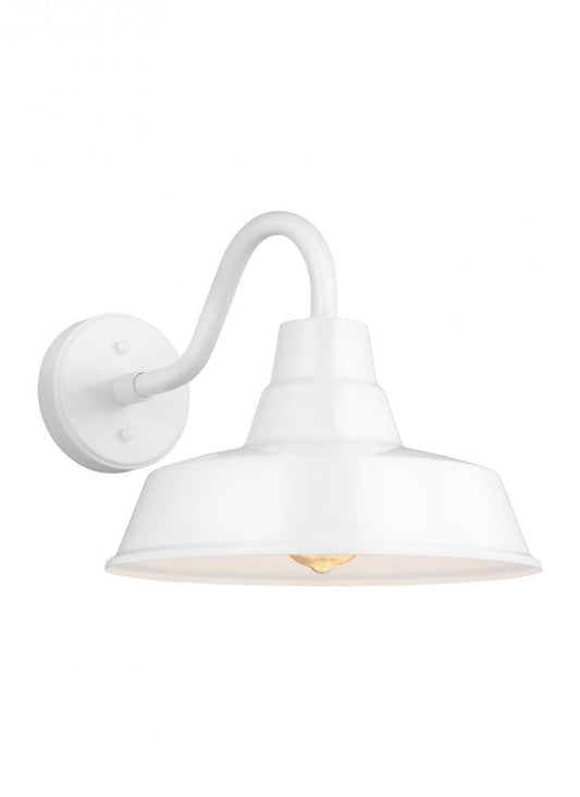Visual Comfort Studio Barn Light Medium Outdoor Wall Lantern White