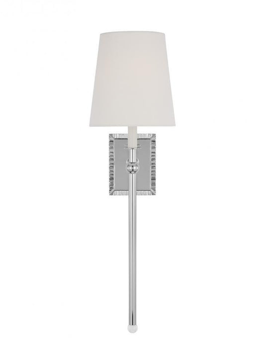 Visual Comfort Studio Baxley Tall Wall Sconce Polished Nickel