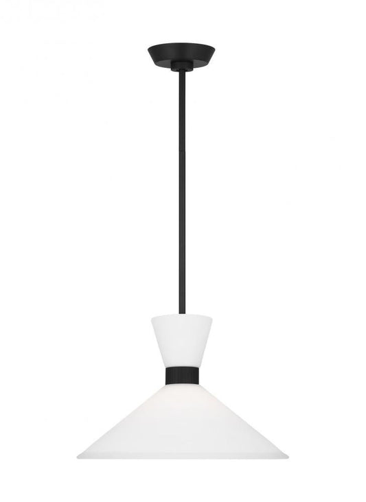 Visual Comfort Studio Belcarra Medium Pendant Midnight Black