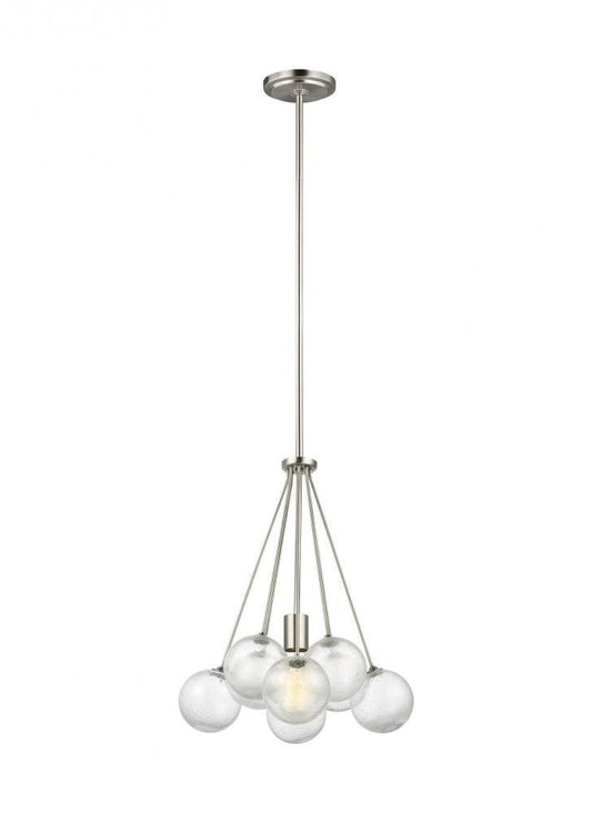 Visual Comfort Studio Bronzeville Pendant Brushed Nickel