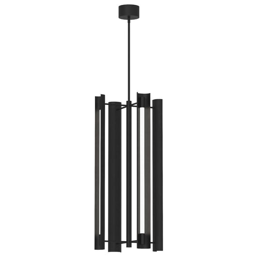 Visual Comfort Studio Carson 4 Light Tall LED Pendant Midnight Black