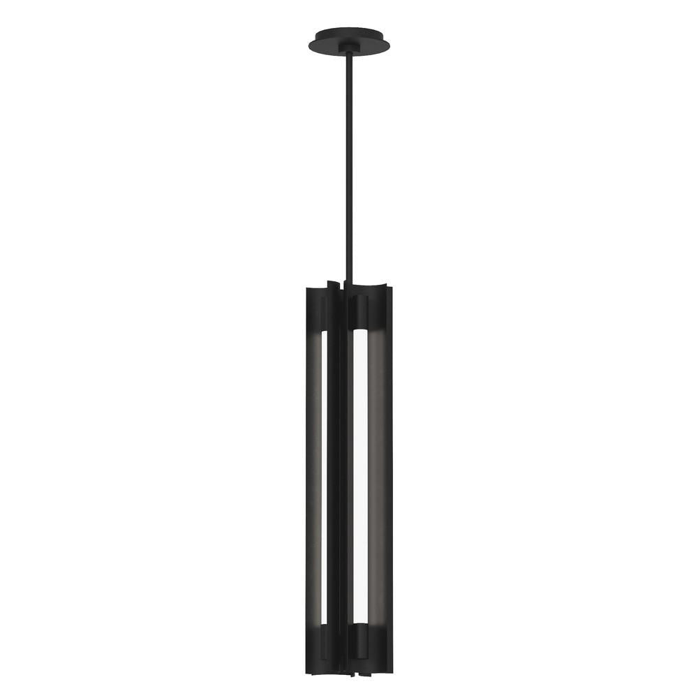 Visual Comfort Studio Carson 4 Light Narrow LED Pendant Midnight Black