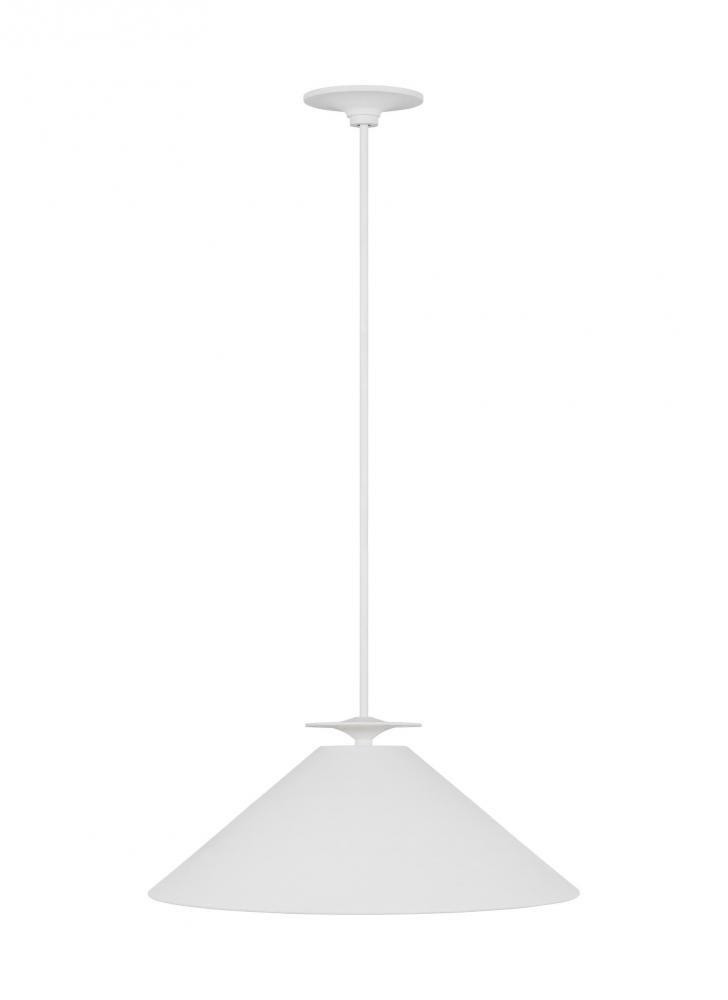 Visual Comfort Studio Cornet Extra Large Pendant Cast Plaster