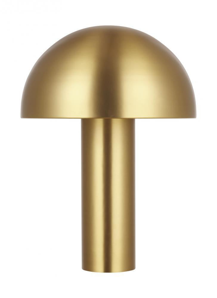 Visual Comfort Studio Cotra LED Table Lamp Burnished Brass