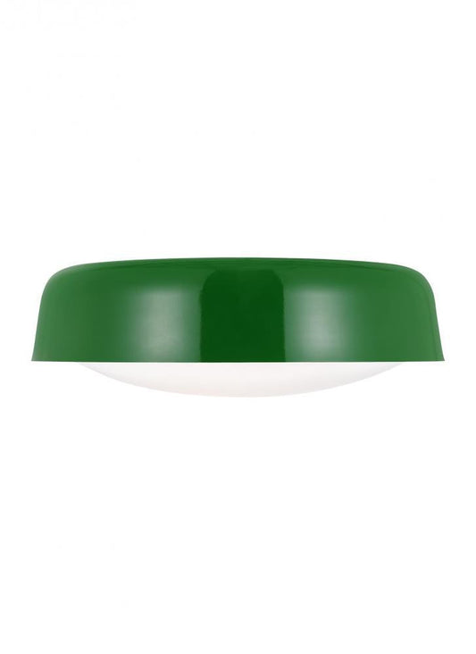 Visual Comfort Studio Draper 2 Light Large Flush Mount Green