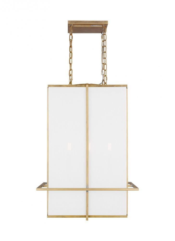 Visual Comfort Studio Dresden Medium Lantern Coastal Gild