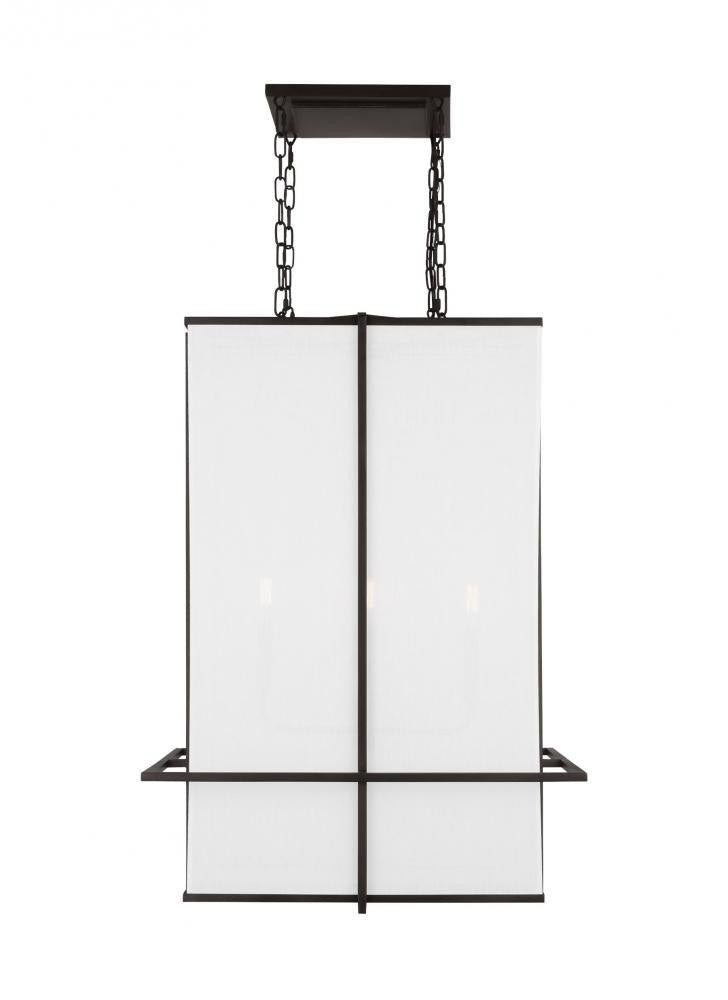 Visual Comfort Studio Dresden Large Lantern Aged Iron