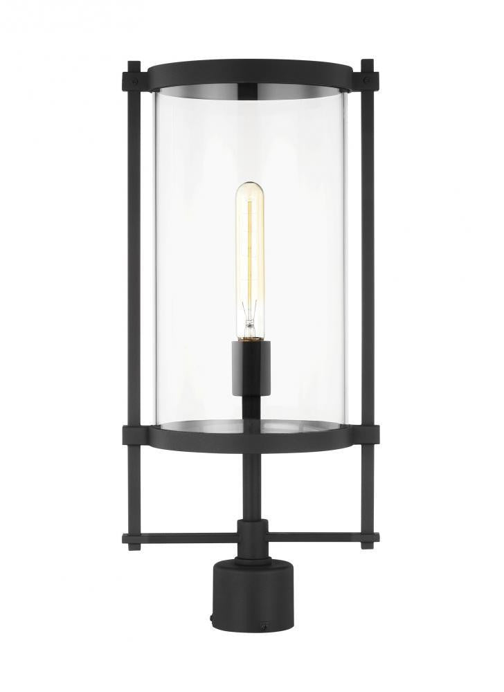 Visual Comfort Studio Eastham Outdoor Post Lantern Textured Black