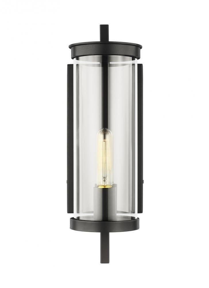 Visual Comfort Studio Eastham Small Wall Lantern Textured Black