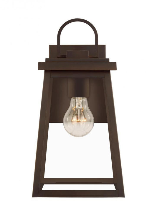Visual Comfort Studio Founders Medium Outdoor Wall Lantern Antique Bronze