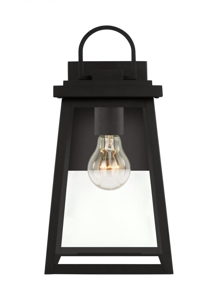 Visual Comfort Studio Founders Medium Outdoor LED Wall Lantern Black