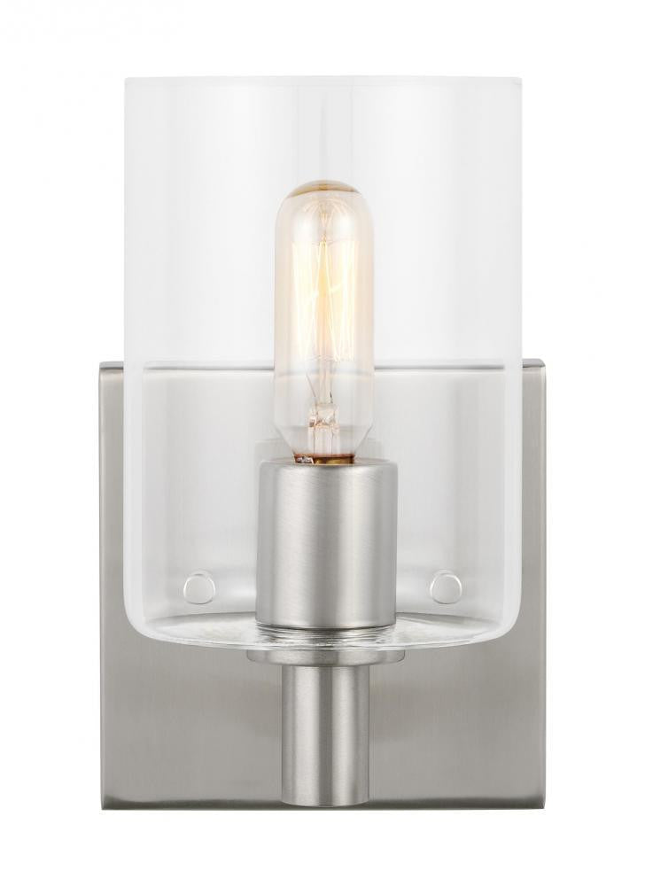 Visual Comfort Studio Fulton LED Bath Wall Sconce Brushed Nickel