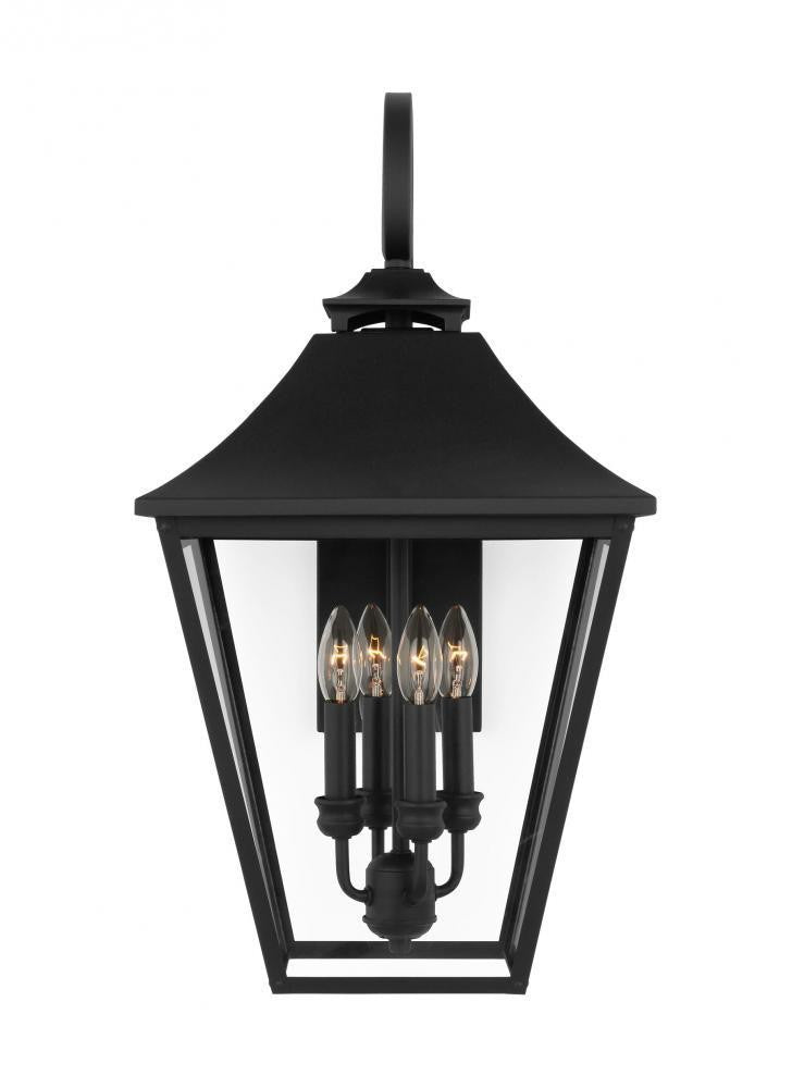 Visual Comfort Studio Galena Large Lantern Textured Black