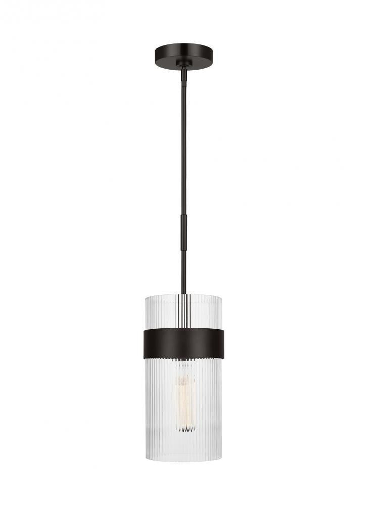 Visual Comfort Studio Geneva Large Pendant Aged Iron