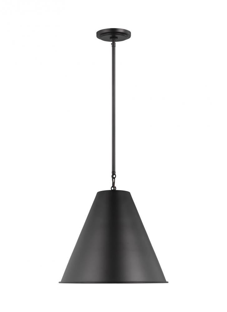 Visual Comfort Studio Gordon Small LED Pendant Midnight Black