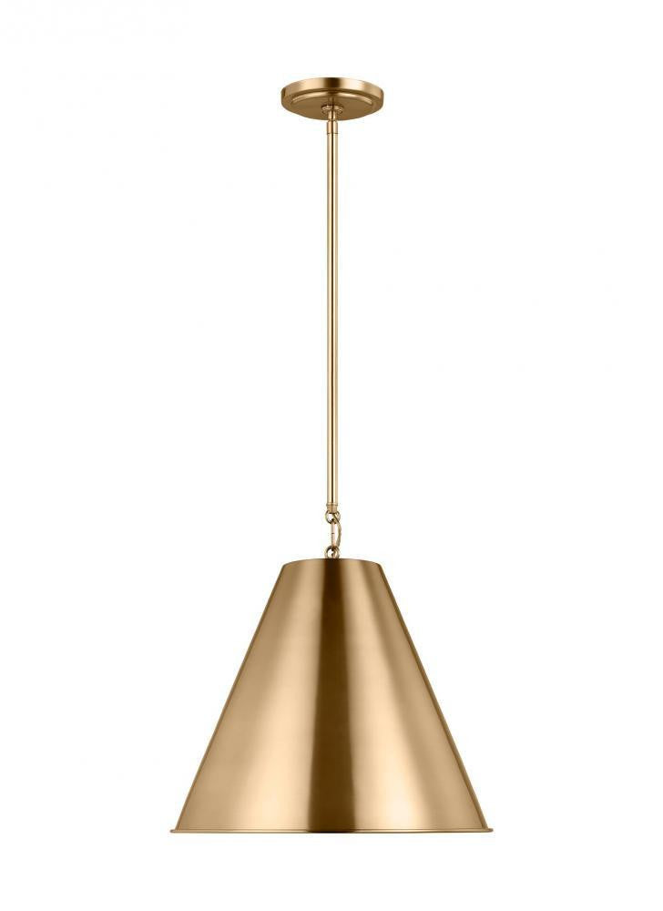 Visual Comfort Studio Gordon Small Pendant Satin Brass