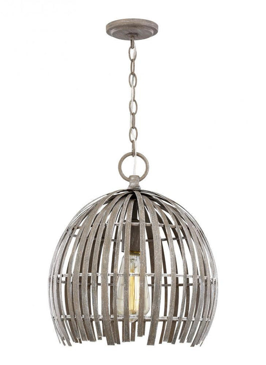 Visual Comfort Studio Hanalei Small Pendant Washed Pine