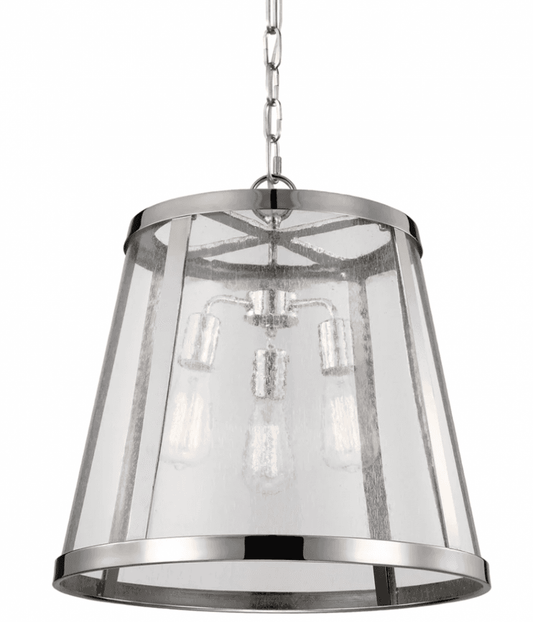 Visual Comfort Studio Harrow Large Pendant Polished Nickel