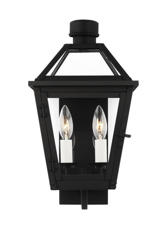 Visual Comfort Studio Hyannis 2 Light Small Wall Lantern Textured Black