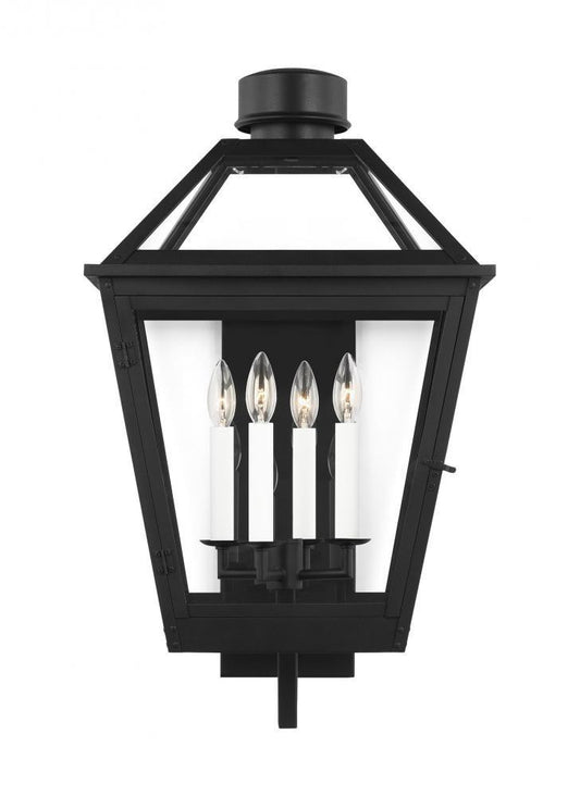 Visual Comfort Studio Hyannis 4 Light Extra Large Lantern Textured Black