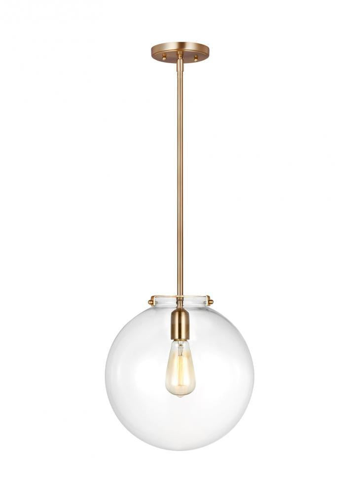 Visual Comfort Studio Kate Sphere LED Pendant Satin Brass