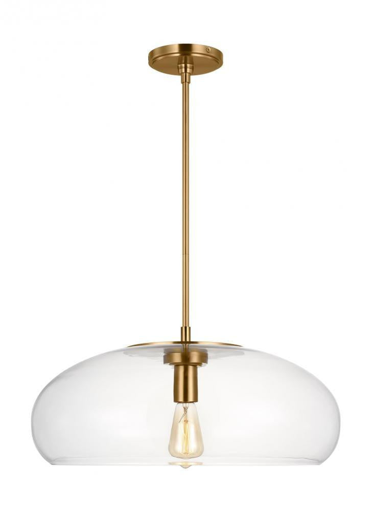 Visual Comfort Studio Largo Extra Large Pendant Burnished Brass