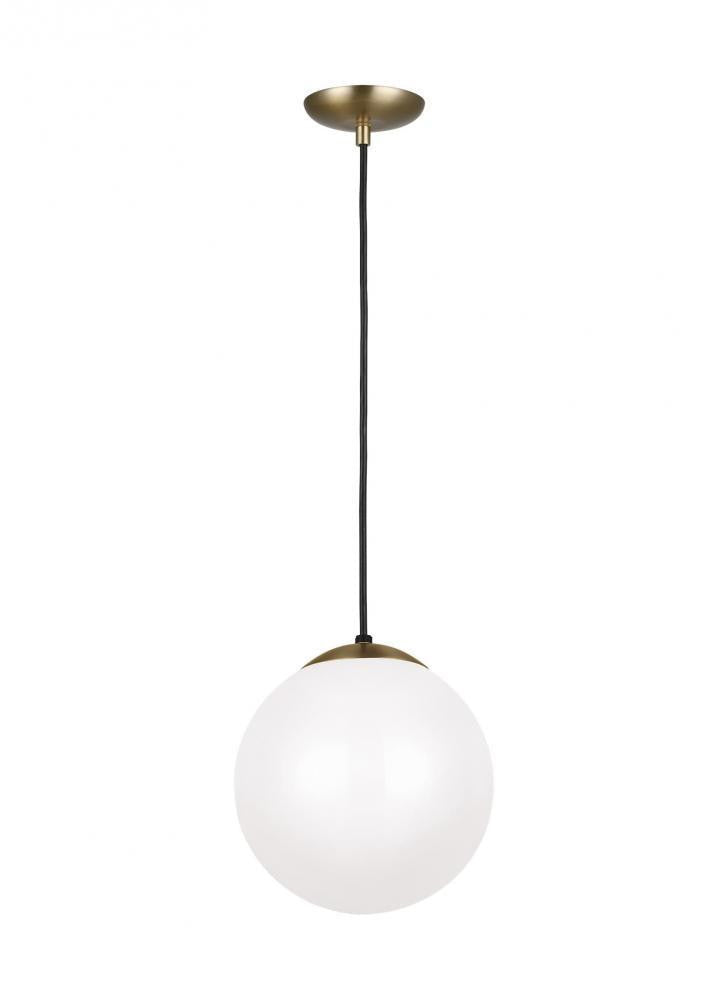 Visual Comfort Studio Leo Medium Globe Pendant Satin Brass