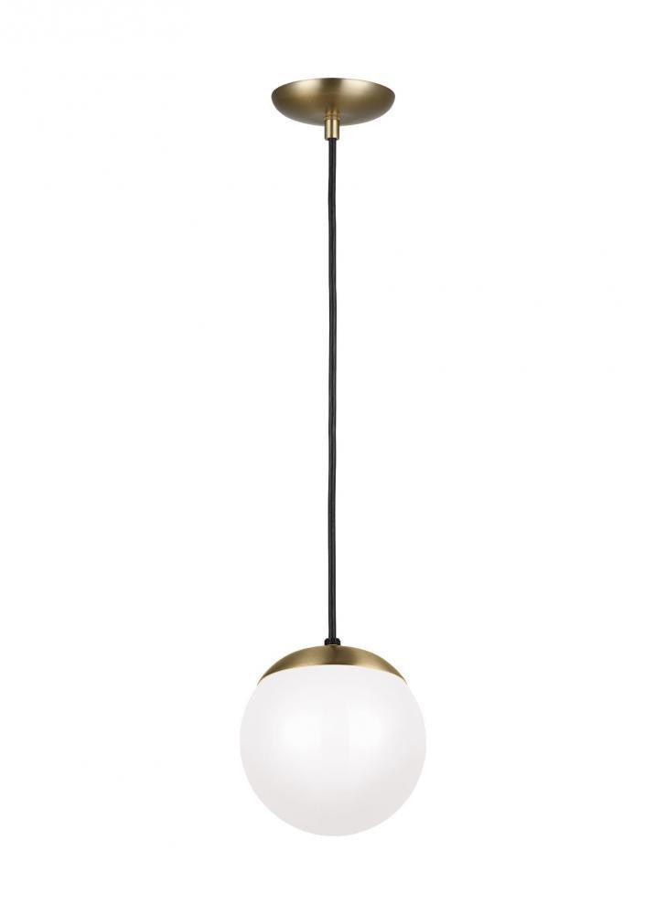 Visual Comfort Studio Leo Small Globe Pendant Satin Brass
