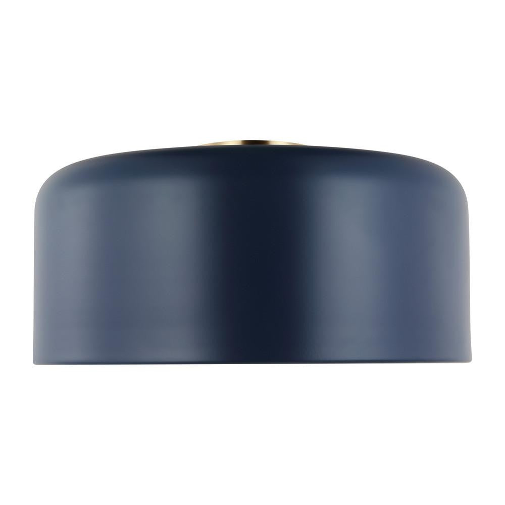 Visual Comfort Studio Malone Large LED Flush Mount Navy