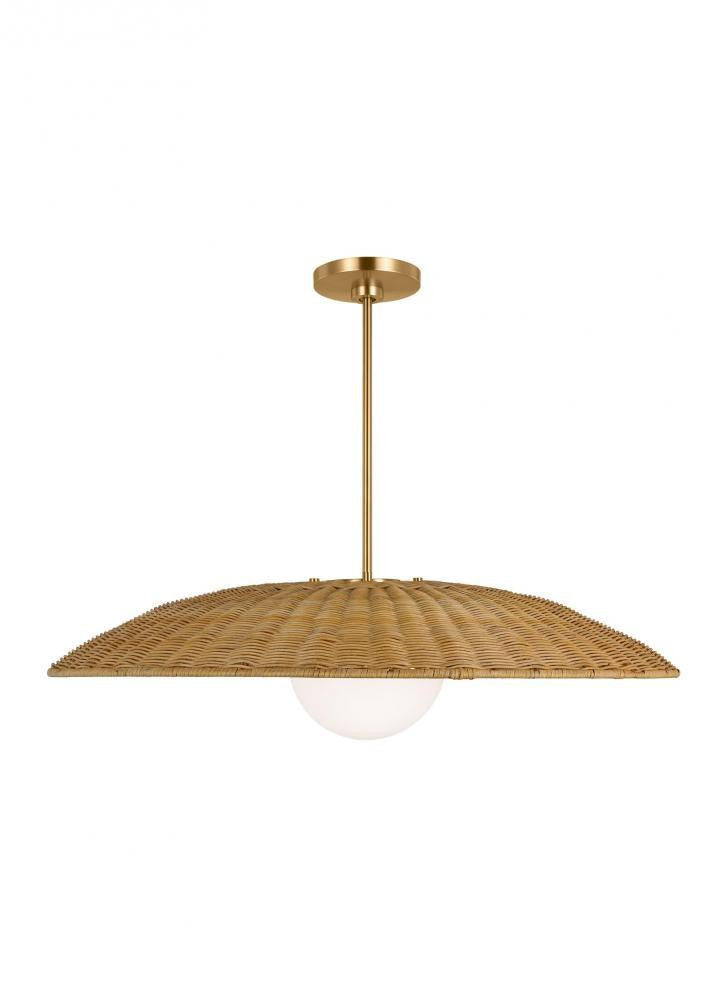 Visual Comfort Studio Mari Extra Large Pendant Burnished Brass