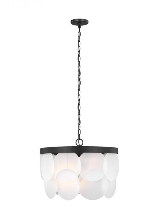 Visual Comfort Studio Melita 6 Light LED Pendant Midnight Black