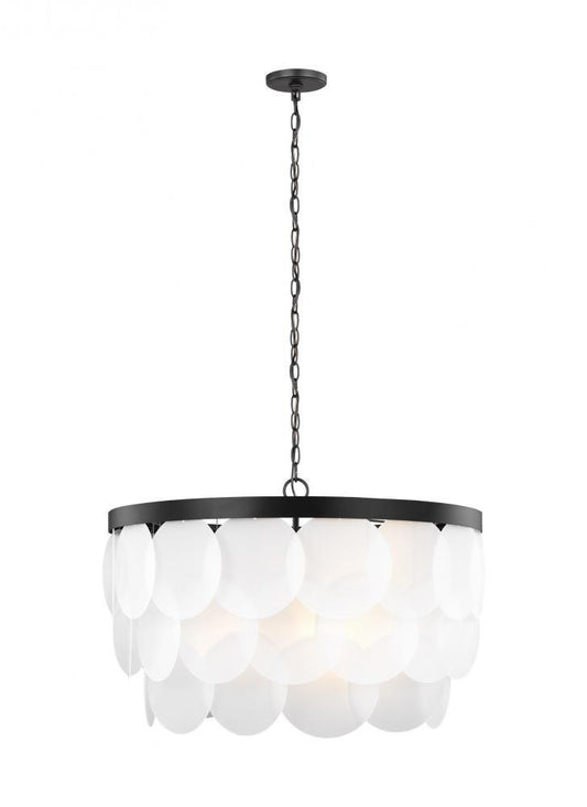 Visual Comfort Studio Mellita 8 Light LED Pendant Midnight Black