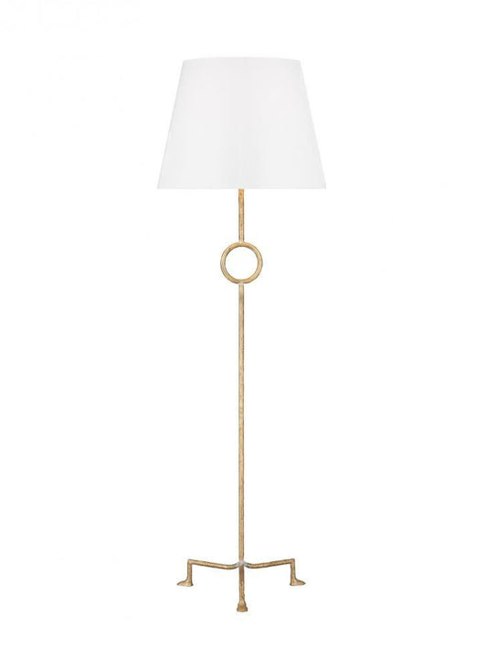 Visual Comfort Studio Montour Large LED Floor Lamp Coastal Gild