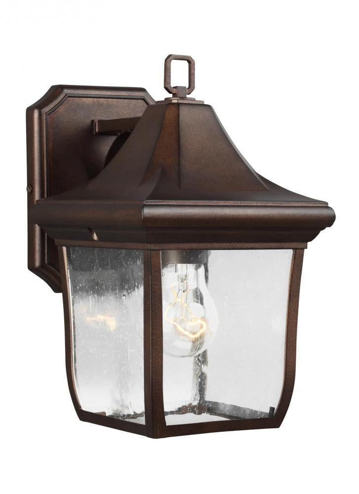 Visual Comfort Studio Oakmont Small Outdoor Wall Lantern Patina Bronze