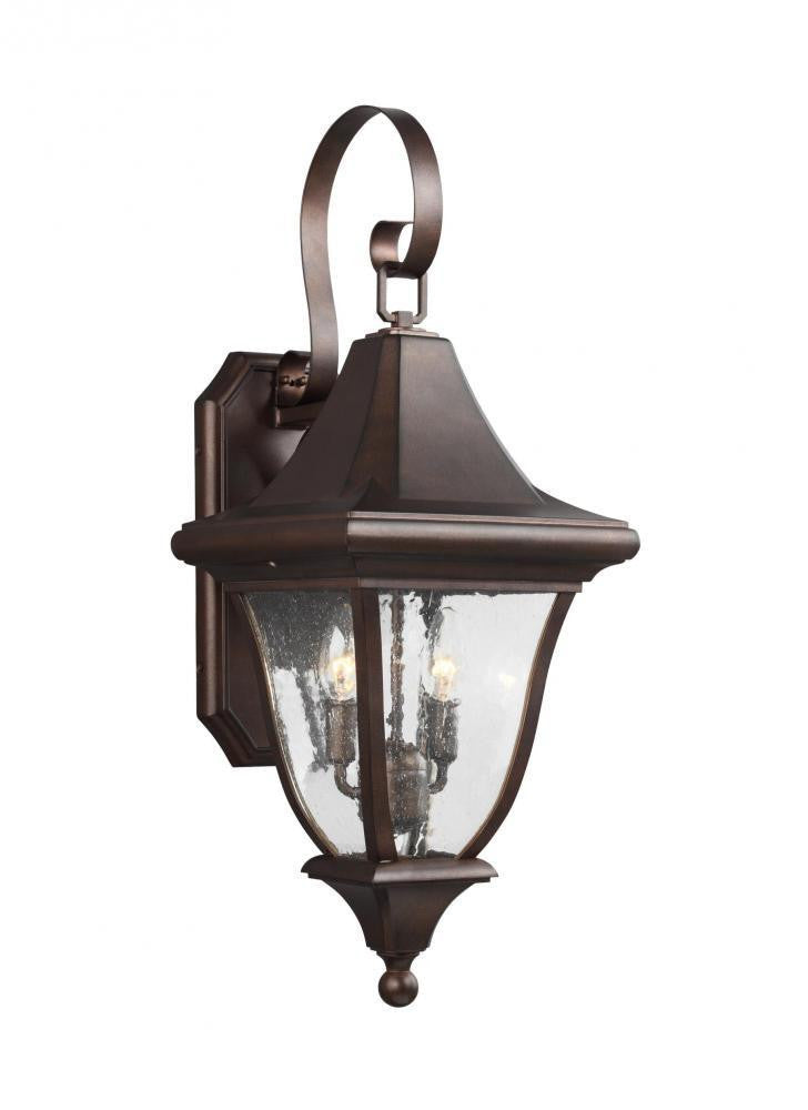 Visual Comfort Studio Oakmont 2 Light Outdoor Wall Lantern Patina Bronze
