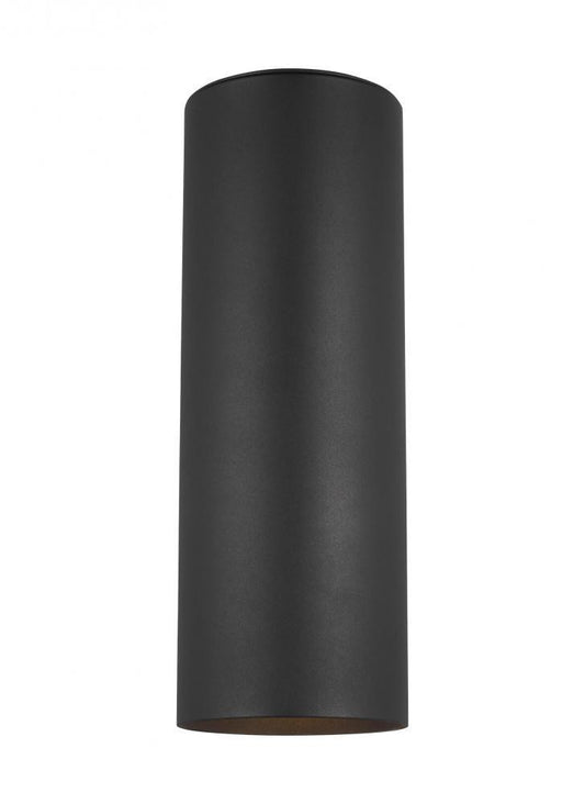 Visual Comfort Studio Outdoor Cylinders Small 2 Light Outdoor Wall Lan Black