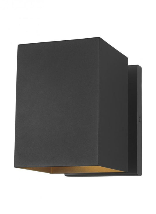 Visual Comfort Studio Pohl Small Outdoor Wall Lantern Black