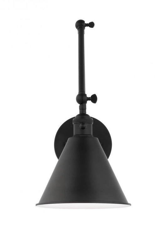 Salem Double-Arm Wall Sconce - Midnight Black LED