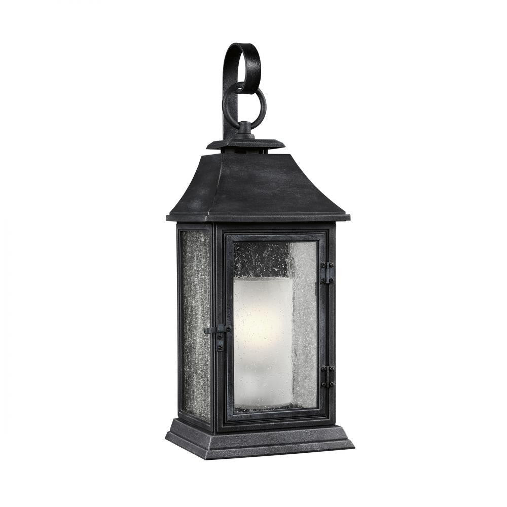 Visual Comfort Studio Shepherd Medium Lantern Dark Weathered Zinc
