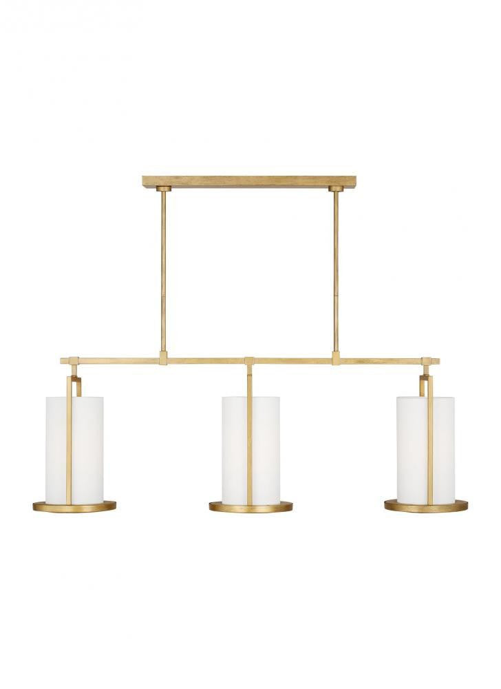 Visual Comfort Studio Sherwood Large Linear Chandelier Coastal Gild