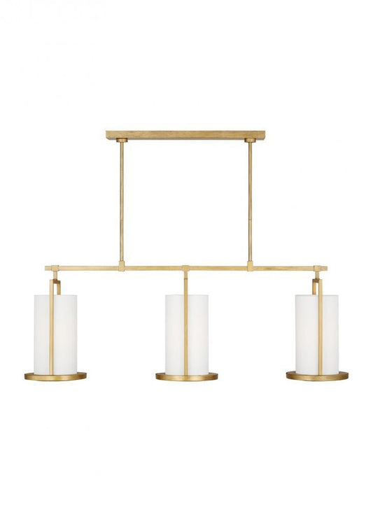 Visual Comfort Studio Sherwood Large Linear Chandelier Coastal Gild