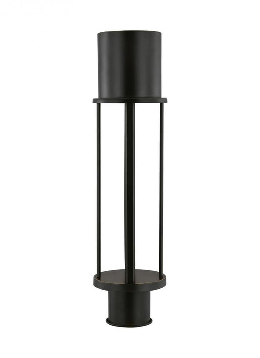 Visual Comfort Studio Union LED Outdoor Post Lantern Antique Bronze