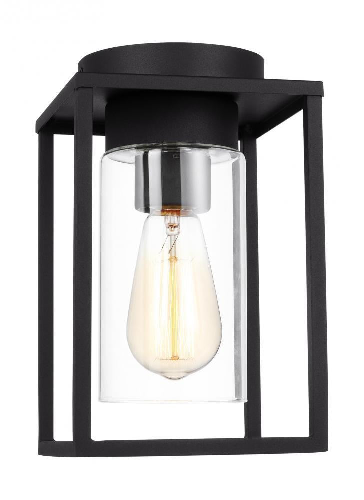 Visual Comfort Studio Vado Outdoor LED Flush Mount Black