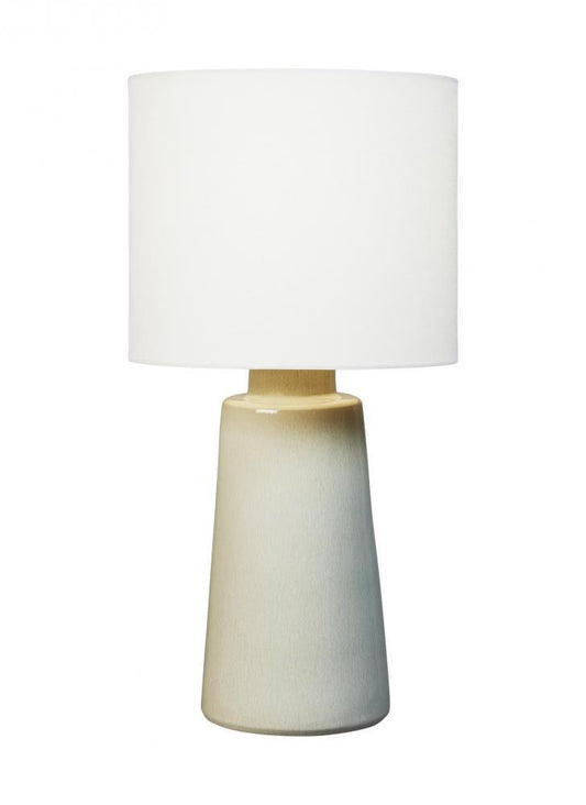 Visual Comfort Studio Vessel Large LED Table Lamp Shellish Grey