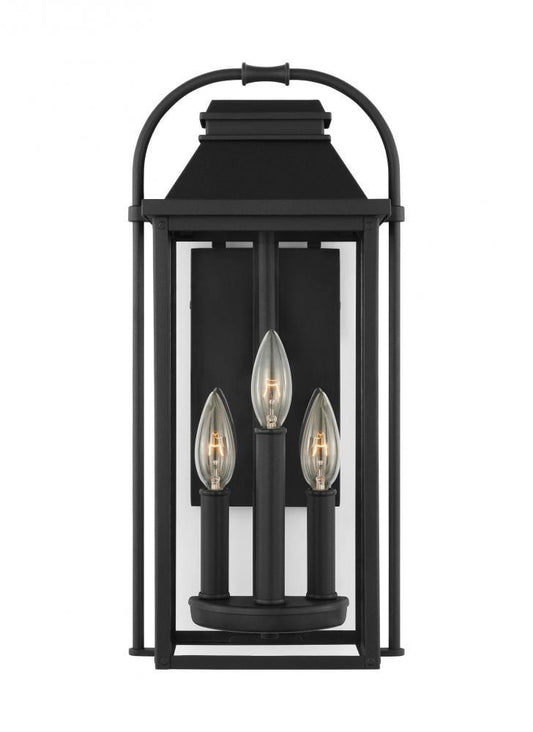 Visual Comfort Studio Wellsworth Small Lantern Textured Black