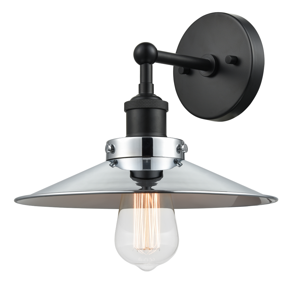 Matteo Lighting Bulstrodes Workshop Conic Wall Sconce Black