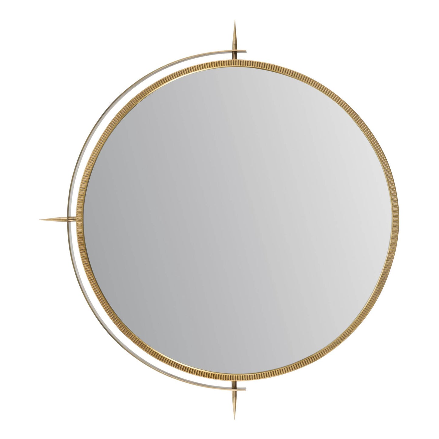 Arteriors Home Nixon Mirror Antique Brass