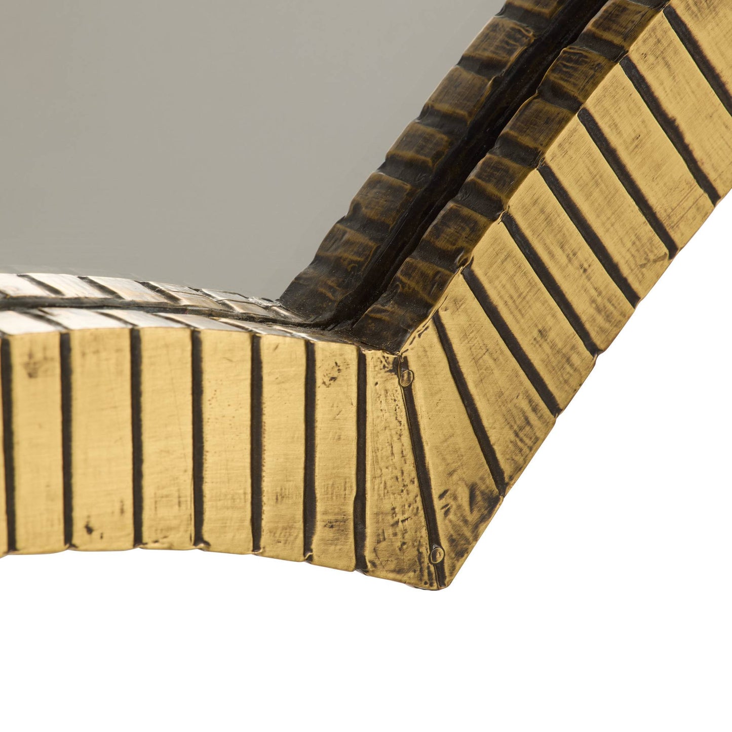 Arteriors Home Monty Mirror Antique Brass