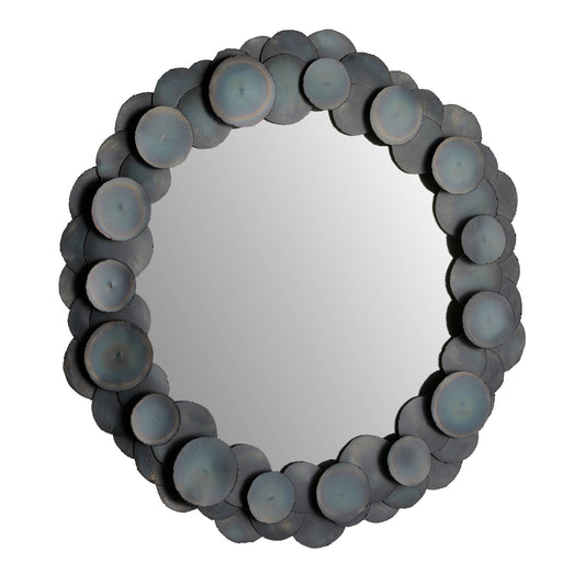 Arteriors Home Kensey Discs Large Mirror Burnt Iron